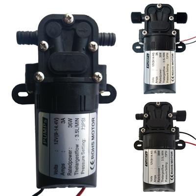 12V 36W jednosmerné poľnohospodárske elektrické mini vysokotlakové membránové čerpadlo na postrekovač vody