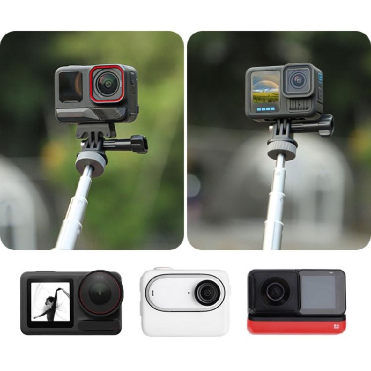 1/4 Adapter Tripod Adapter For Action 5/4/3 Pocket 3 Action Camera Adjustable Angle Base Adapter Camera Accessories