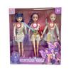 Vinyl Hunters Girl Figurine Anime Movie Girl Idol Action Figure with Movable Joints Collectible Pretend Play Toy Gift for Girls