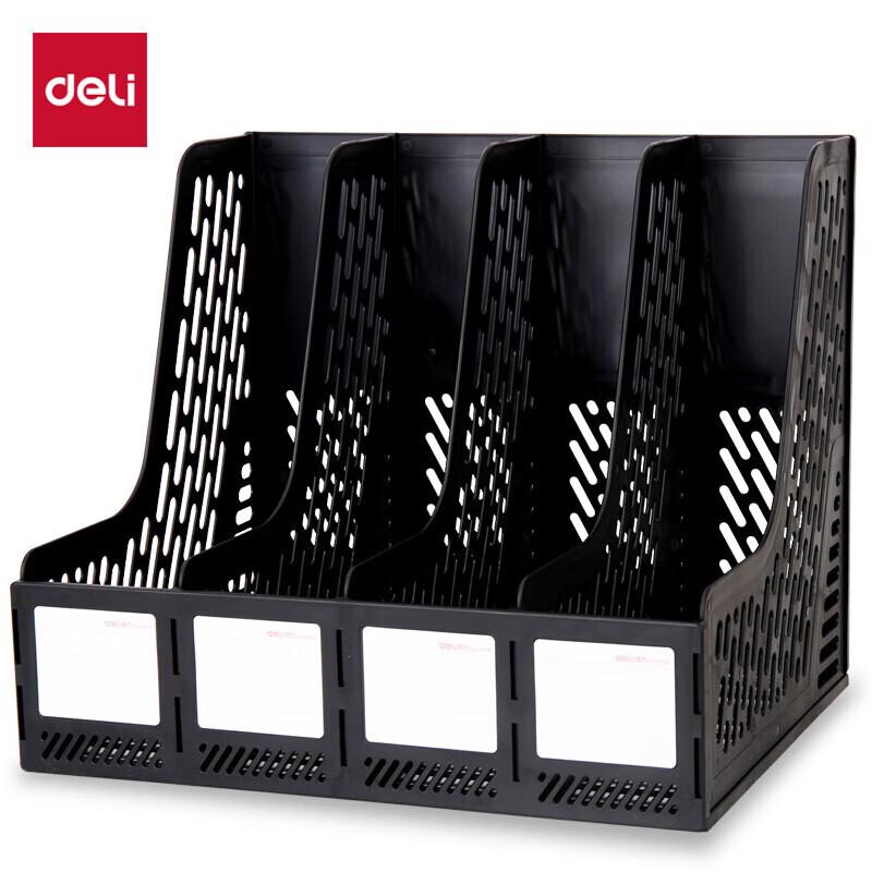 Deli 9846 4-Section A4 Desk File Organizer
