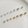 14K Gold-Filled Flower Wheel Spacer Beads for DIY Bracelets & Necklaces