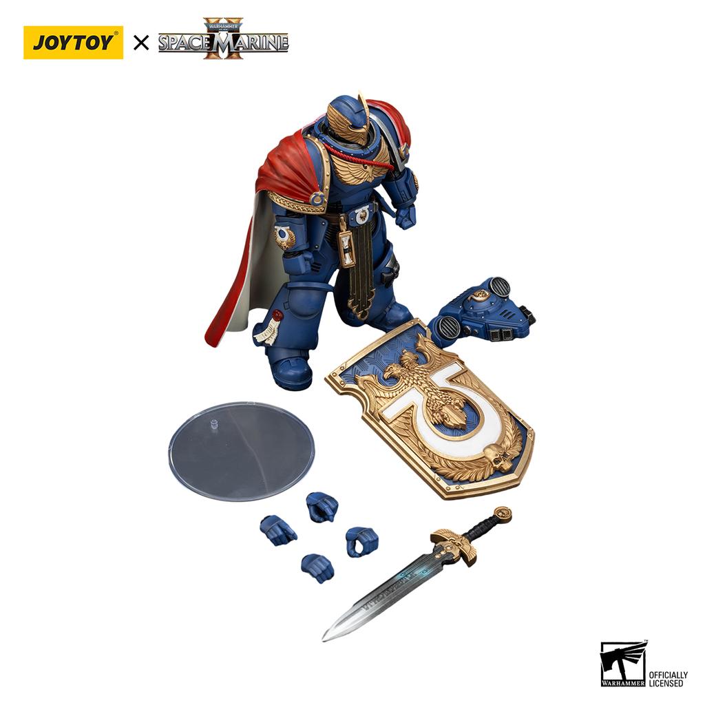 JOYTOY Warhammer 40K 1/18 Ultramarines Victrix Honour Guard with Storm Shield And Power Sword Figures Toys