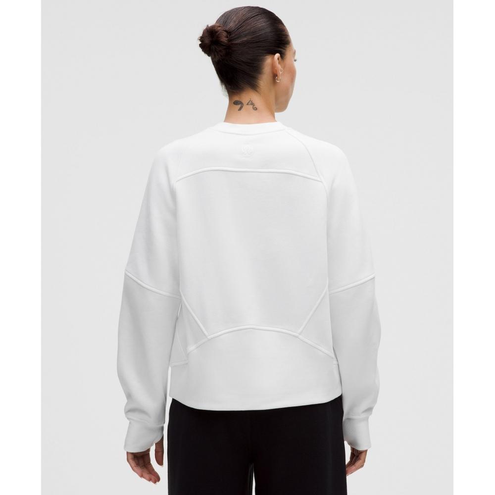 Lululemon Scuba Oversized Hip Length Pullover White