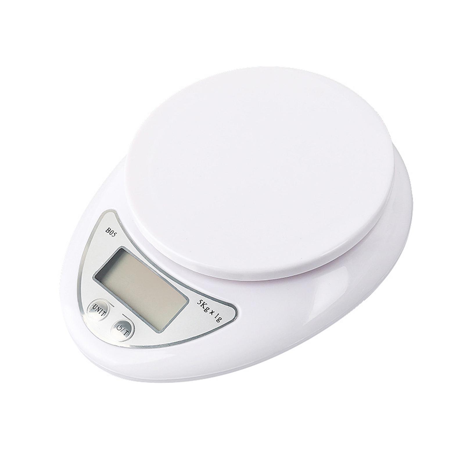 

Электронные весы с ЖК-дисплеем и противоскользящими ножками для коммерческих и фунтовых портативных цифровых весов для выпечки белого цвета жёлтый