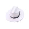 Men's and women's soft suede cowboy hats Western big edge top hat Shade beach hat Couple jazz hat