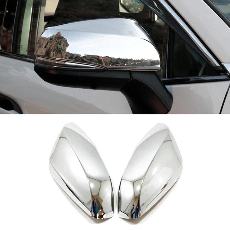 For Toyota Grand Highlander 2024 2025 Black Car Side Rearview Mirror Cover Rear View Mirror Rain Eyebrow Board Sunshade Cover