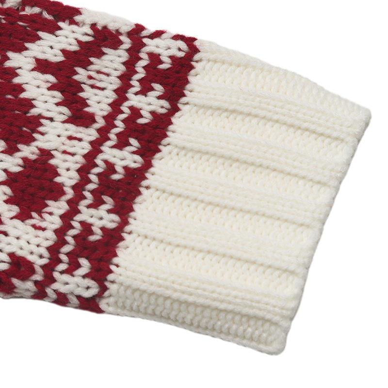Women's Nordic Retro Style Warm Round Neck Sweater - 2026 Autumn/Winter Christmas Edition