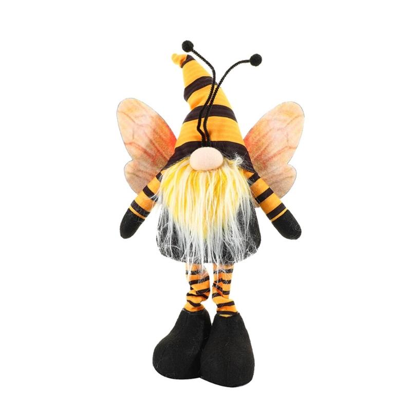 

Honeybees Gnomes Plushie Tomtes Elves Home Decors Bumblebees Gnomes Decors жёлтый