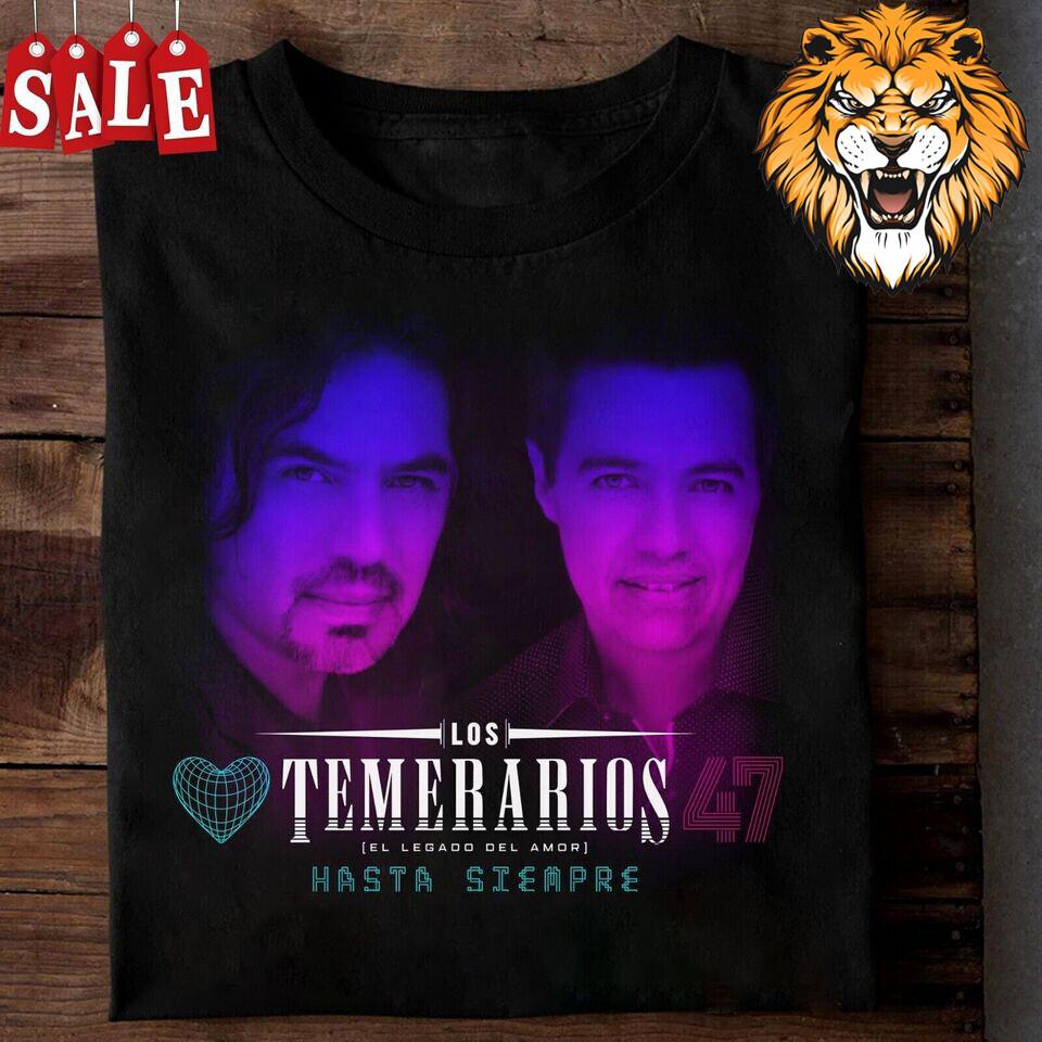 Popular Los Temerarios Hasta Siempre Shirt S-5XL Unisex T-Shirt S