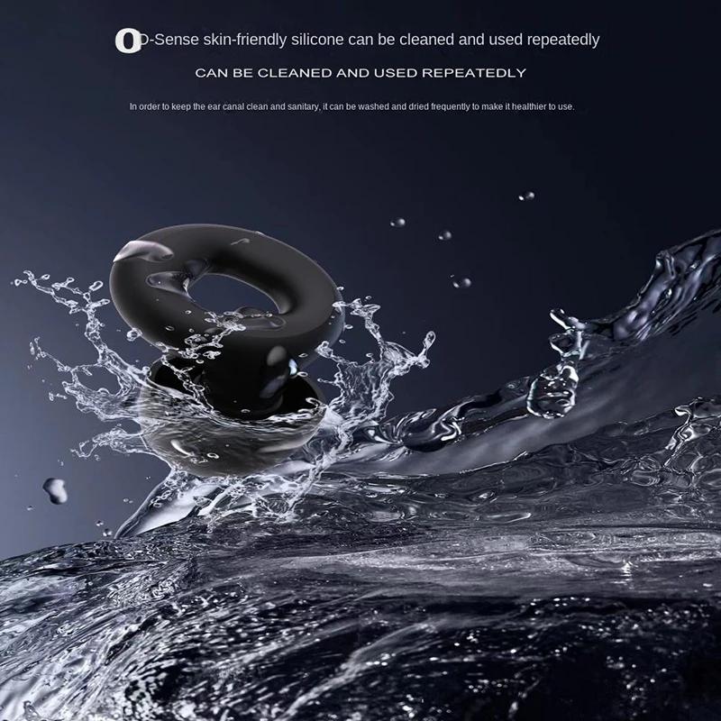 Geräuschreduzierende Schlaf-Ohrstöpsel & Wasserdichte Schwimmstöpsel: Rutschfeste Anti-Lärm-Ohrstöpsel zum Surfen & für die tägliche Ruhe