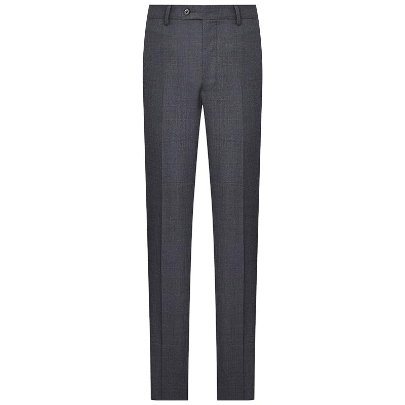 Baoxiniao Men's Formal Straight-Leg Wool Trousers