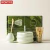4-7pcs Handmade Home Easy Clean Matcha Tea Set Tool Stand Kit Bowl Whisk Scoop Gift Ceremony Traditional Japanese Accessories