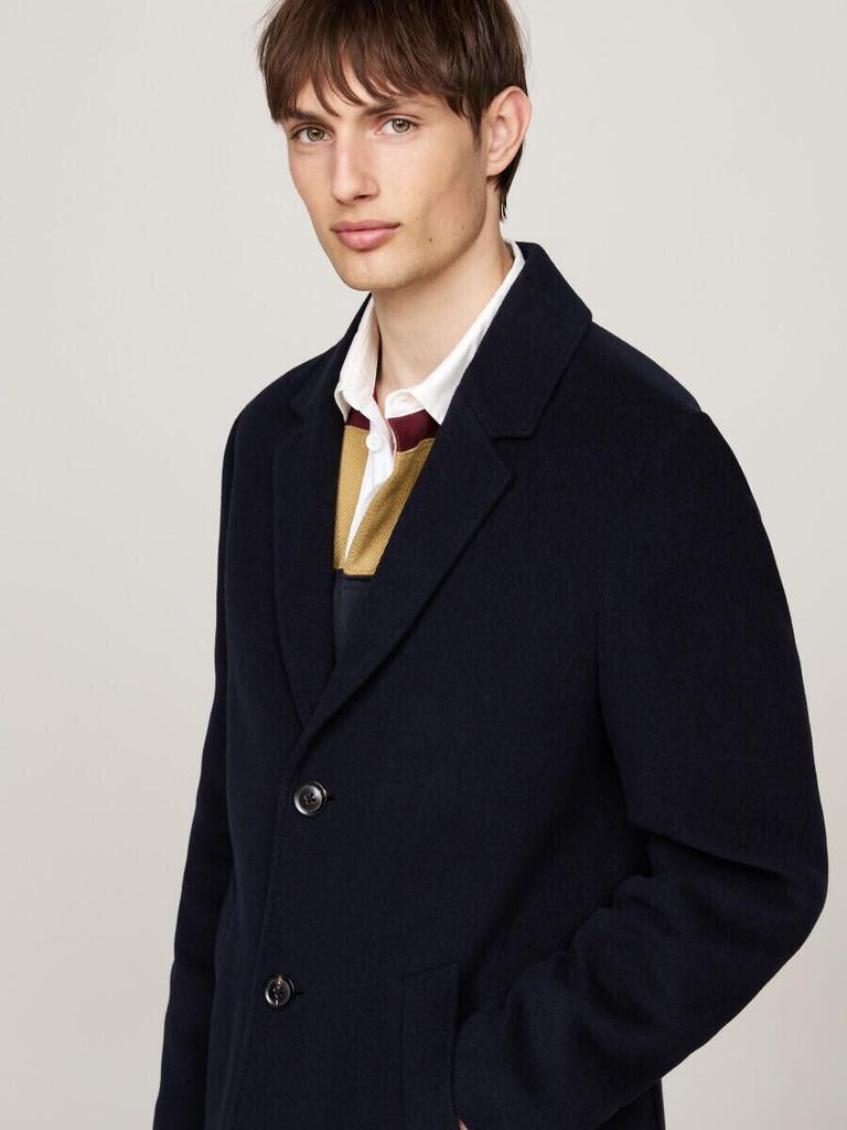 Пальто Tommy Hilfiger переходного типа темно-синего цвета