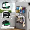 Yousheng Magnetic Shelf Fridge Organizer Magnetic Fruit Basket Potato Onion Storage Bins Multifunctional Kitchen Organizer for Refrigerator Pantry