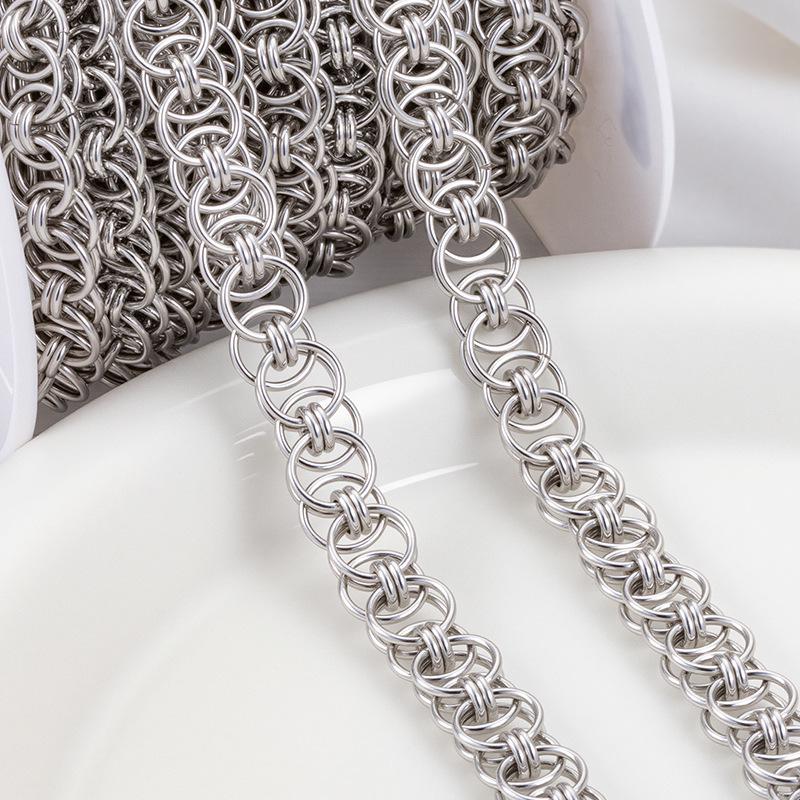 

Stainless Steel Double Loop Connector for DIY Jewelry and Chain Making