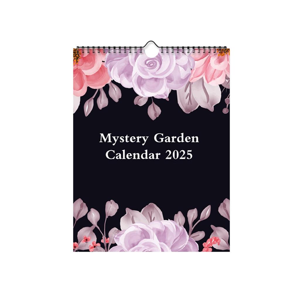 Mystery Garden 2025 Calendar, Family Calendar Gift, Date Notes To Do List