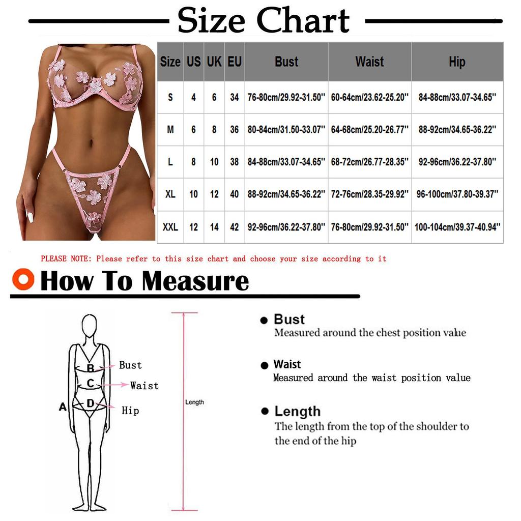 Women's Sexy  Lace Flower Embroidery Underwear Sexy Two-piece Suit With Steel Ring