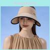Summer Bucket Hat With Large Brim And Breathable Ice Silk Material For Casual Women