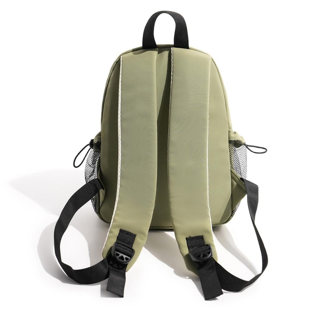 Schoolbag matte texture color matching drawstring backpack vitality girl camping small backpack travel versatile commuter backpack
