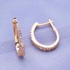 Orecchini a clip MINTHA Trendy Colore Oro Rosa Matrimonio Gioielli Moda Quotidiana Zirconia Cubica Orecchini Geometria Per Donne Orecchini Geometria Sposa