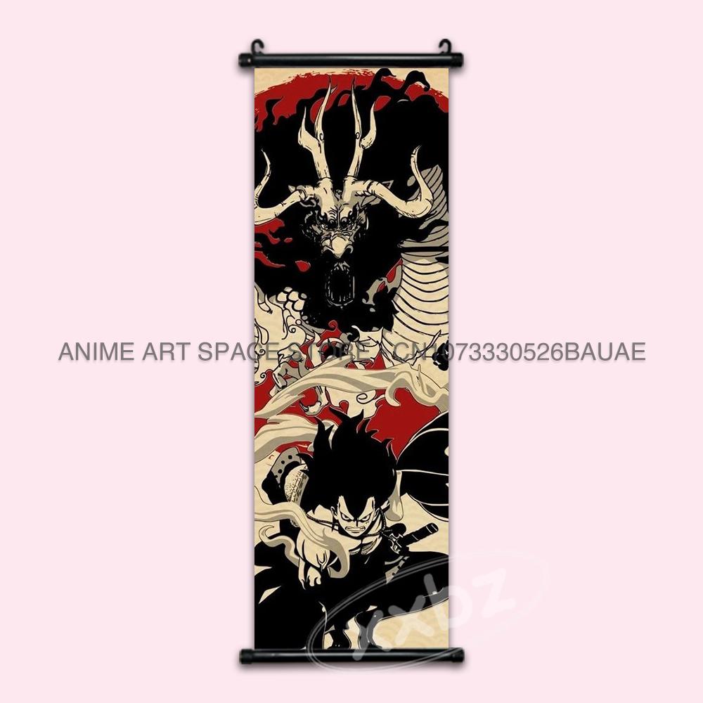 ONE PIECE Hanging Painting Anime Posters Zoro Wall Art Nami Canvas Home Decor Nico Robin Latest Bedroom Japanese Scrolls Picture