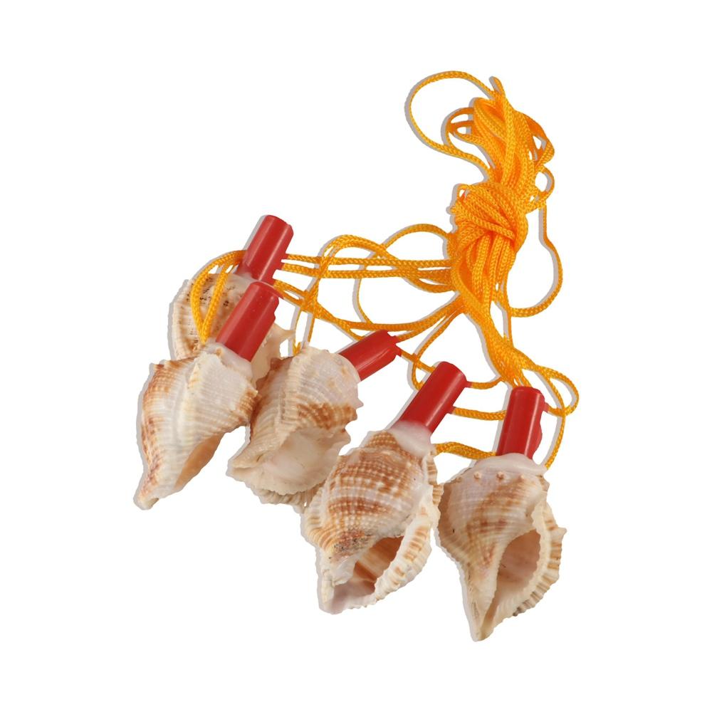 Instrument Necklace Decoration Horn Children Natural Shell  Pendant Conch  Whistle  Gift Survival Tool