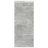 Bathroom Wall Cabinet TULUM Concrete Grey 37 x 24.5 x 86 cm