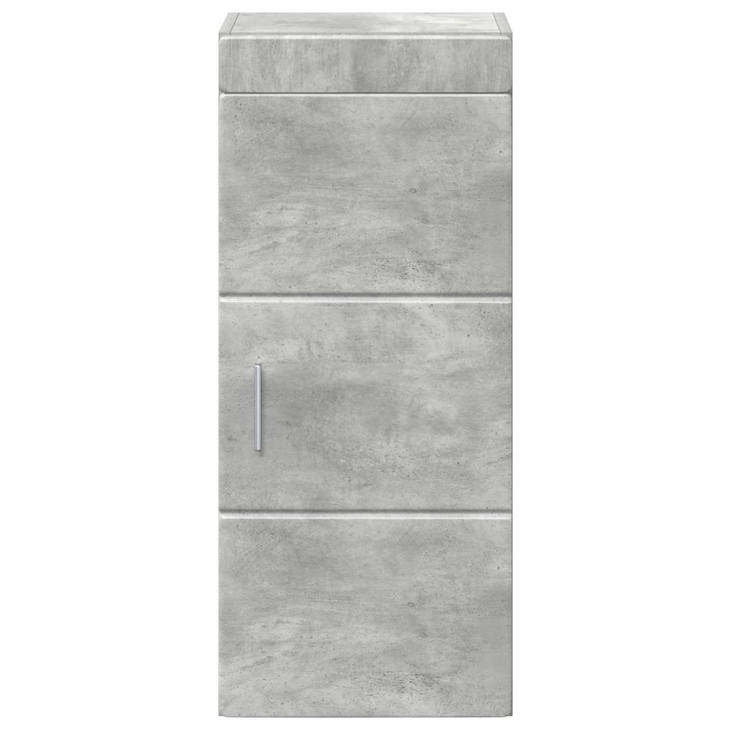 Bathroom Wall Cabinet TULUM Concrete Grey 37 x 24.5 x 86 cm