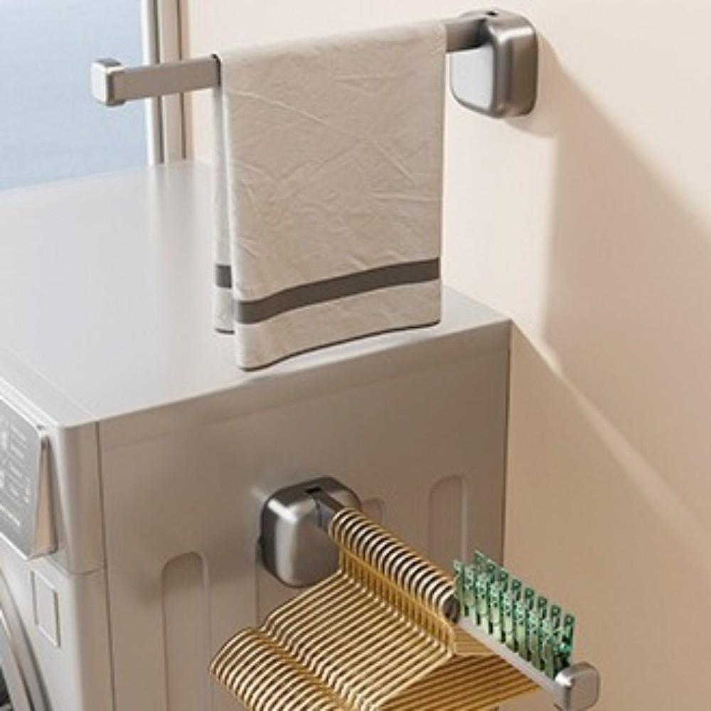 Складная вешалка на присоске, экономящая место, настенная вешалка для одежды, для путешествий серый