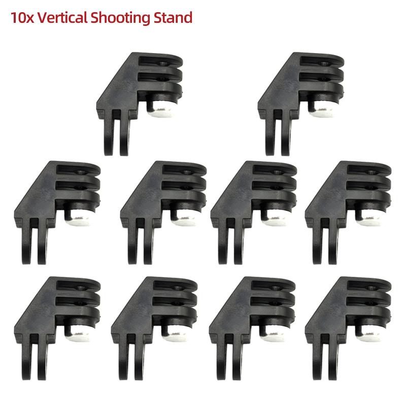 90° Vertical Adapter Tripod Mount for GoPro Hero 13 12 11 10 9 Insta360 SJCAM SJ4000 AKASO DJI OSMO Action Camera Accessories