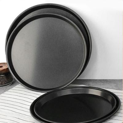 10/11/12 Inch Pizza Baking Pan Nonstick Carbon Steel Pizza Tray Round Baking Sheet for Homemade Pizza Oven Pans