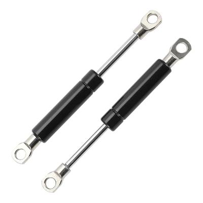 Motoforti Universel Løftestøtte Gasfjeder 6"/150mm 55Ib/245N/25kg Metal Sort 2 stk
