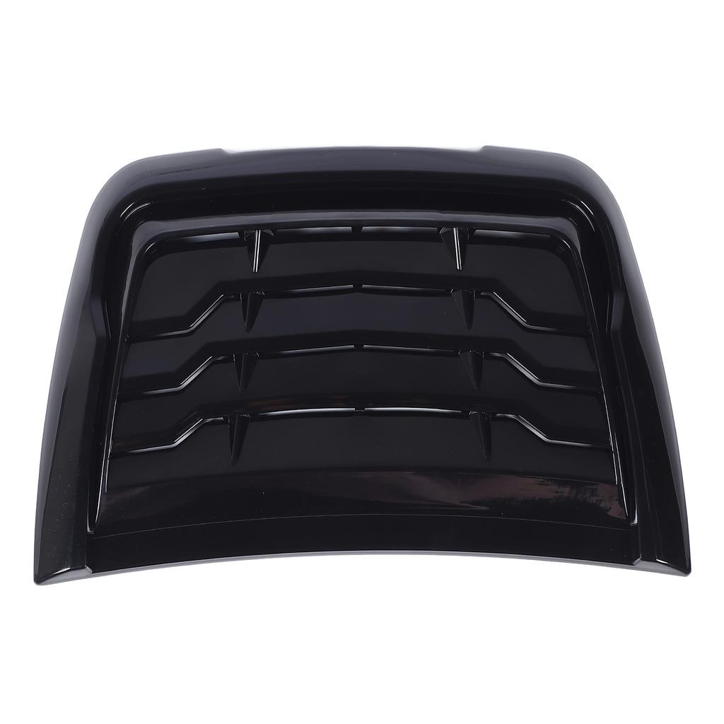 Bonnet Air Intake Vent Scoop Cover Glossy Black Hood Air Intake Trim Cover Improve Heat Dissipation