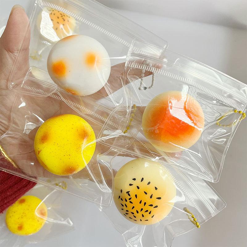 1Pcs Simulation Dessert Squishies Slow Rebound Squeeze Toy Cute Soy Milk Pudding Stress Ball Anxiety Relief Sensory Fidget Toy