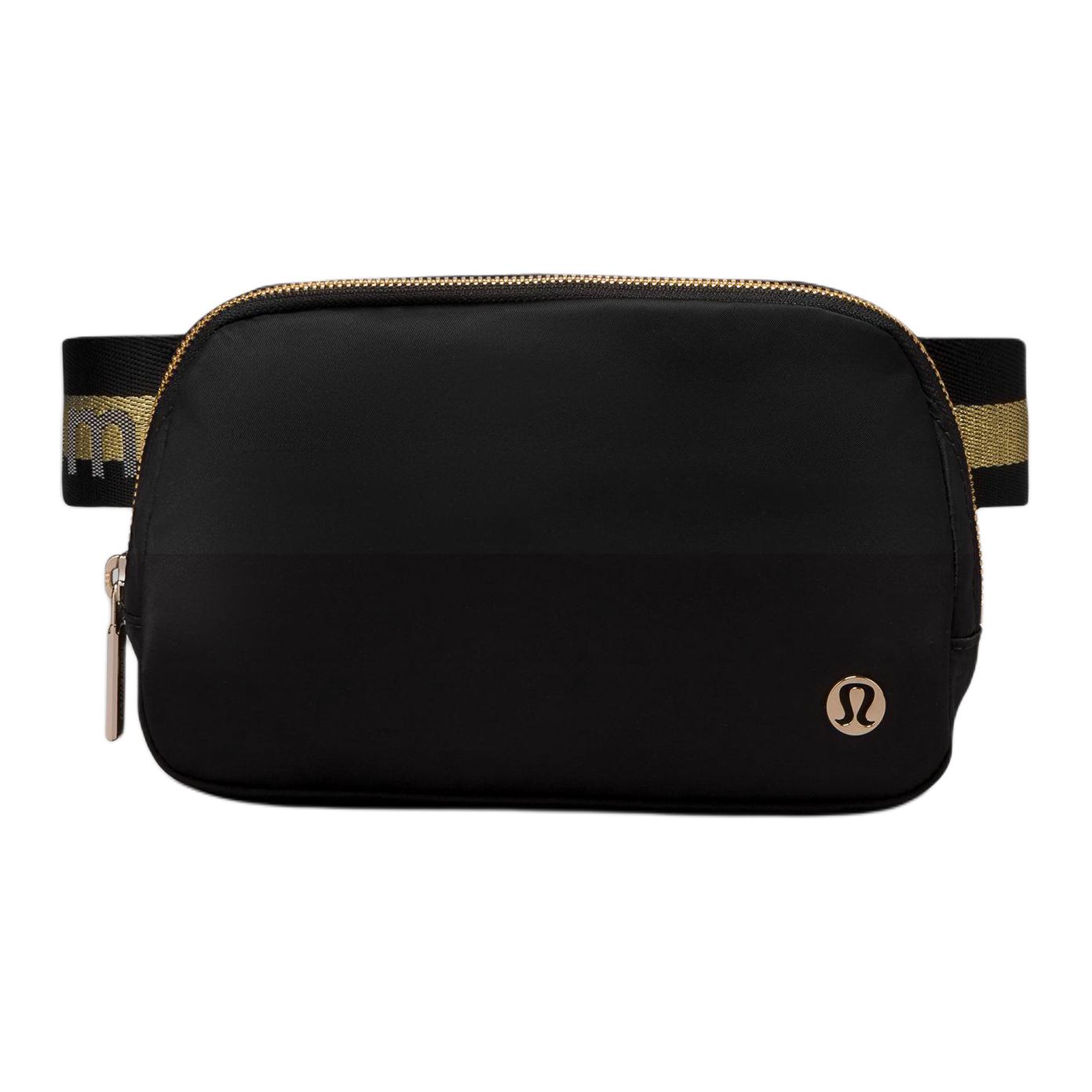 Lululemon Everywhere 1L Casual Versatile Nylon Waist Bag Unisex Waist Bag Black LU9BHGS-279219 Black