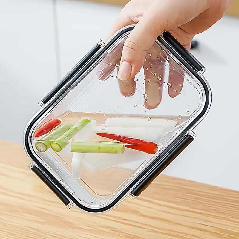 1 Piece Food Grade Storage Box with Lid Freezer Seal Box, Nut and Fruit Food Jar for Kitchen Storage Accessories