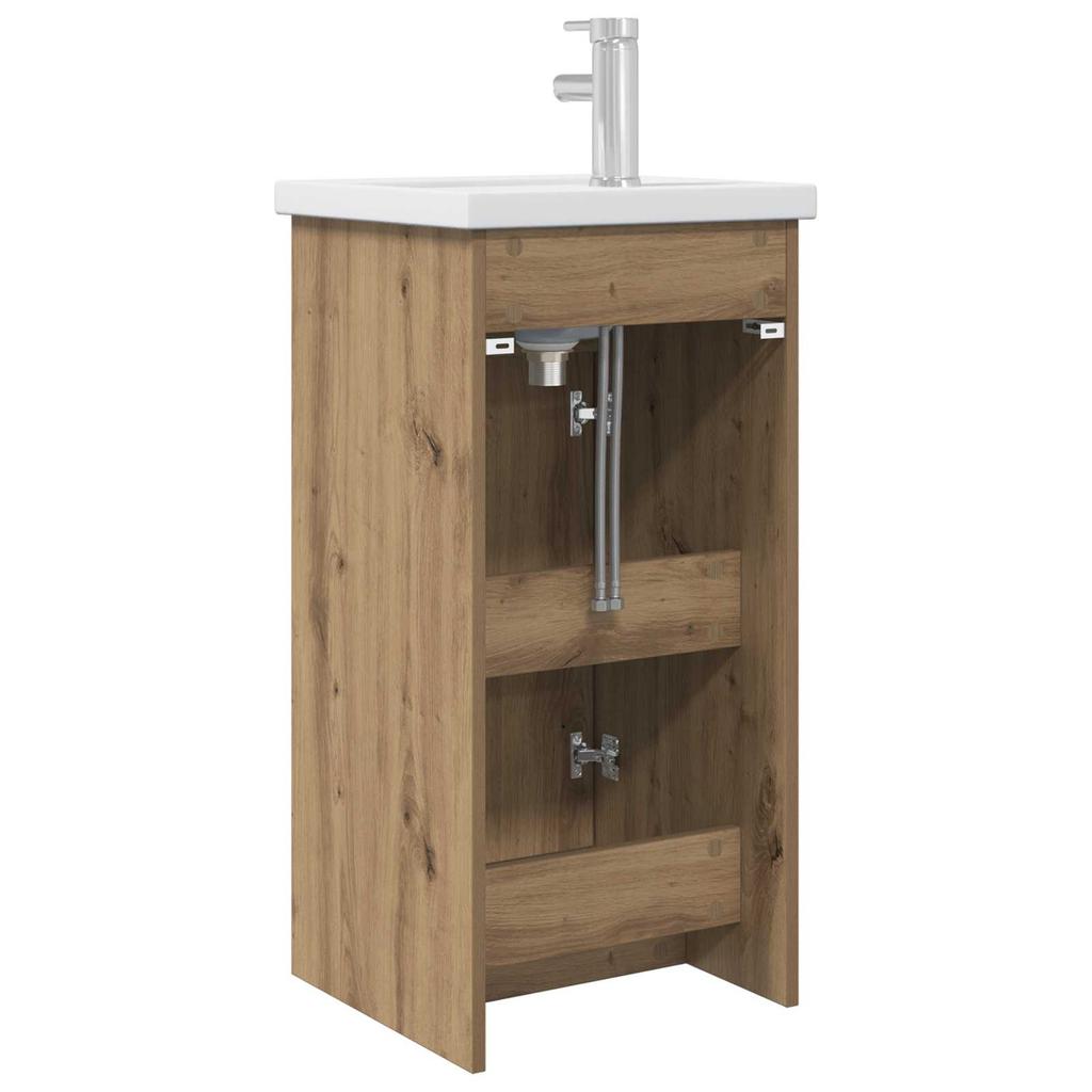 Bathroom Cabinet with Sink Artisan Oak