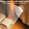 Motion Sensor Wall Lamp PIR LED Night Light Cabinet Light USB Rechargeable Portable Lamp Bedroom Closet Stairs Desk Lighting