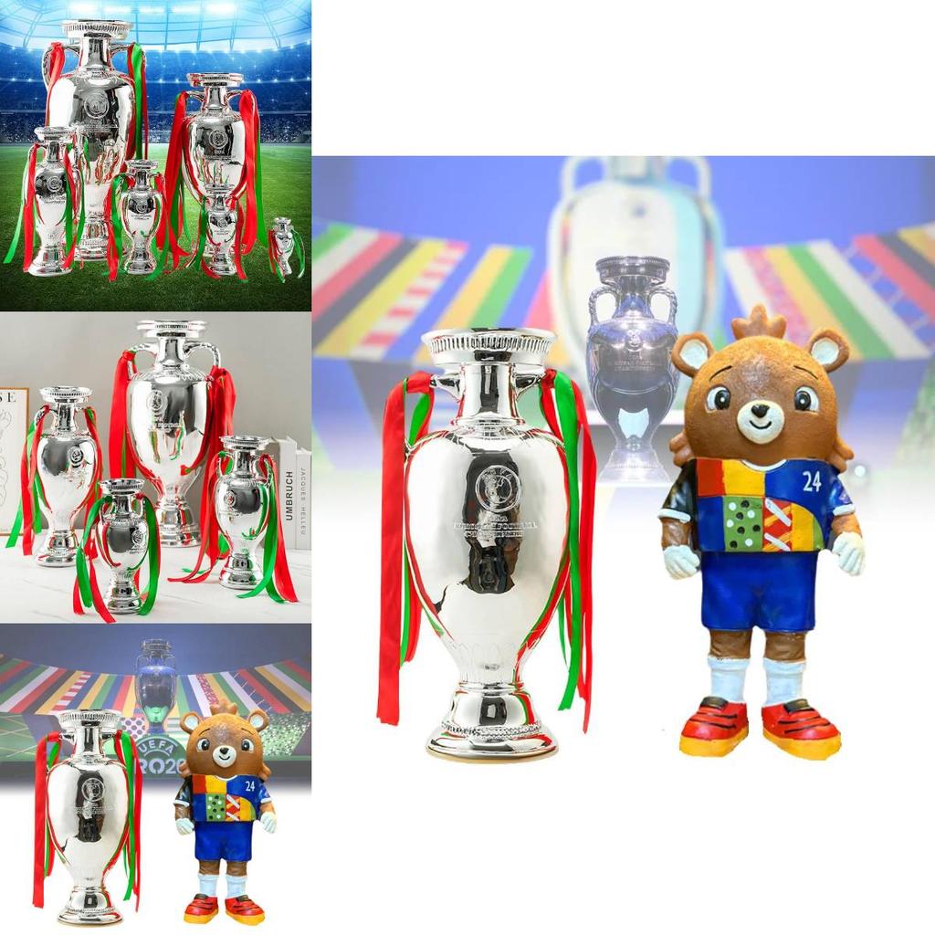Elegant Resin Euro Cup Trophy Model Perfect For Football Fans And Collectors