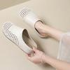 Baotou half slippers women's summer outer wear cool slippers 2025 new thick-soled inner height increase hollow woven one-pedal single shoes
