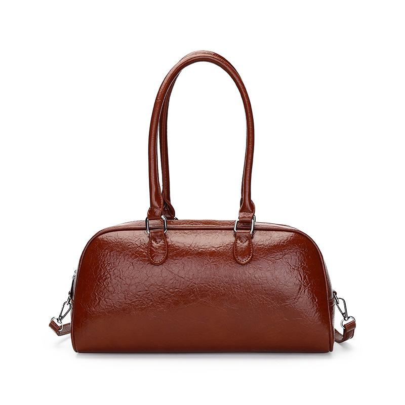 

2025 versatile handbag underarm bagniche oil picofarad stick women s shoulder messenger bag fashion women s bag темно-коричневого кольору