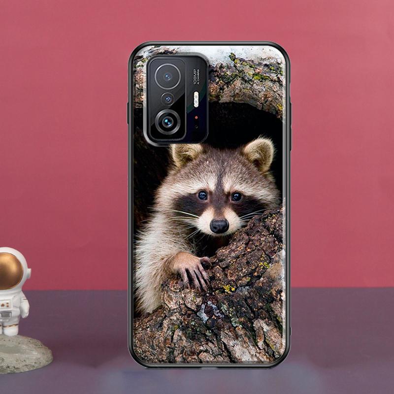 

Енот для POCO X5 X3 F5 Pro X4 F4 GT M5s C40 F3 чехол для Xiaomi 13 Lite 12 11T 12T Pro 12X чехол POCO F3