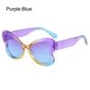 Trendy Party Large Frame Women Sunglasses Dopamine Butterfly Colorful Sunglasses Hip-hop Uv400 Sunscreen Full Frame Sunglasses