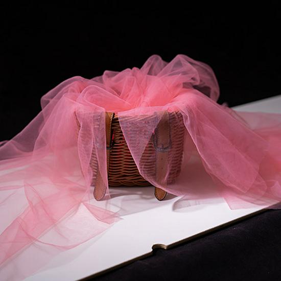 Fairy Mist Soft Tulle Fabric: Handmade Solid Color Lace Veil for Clothing DIY Projects