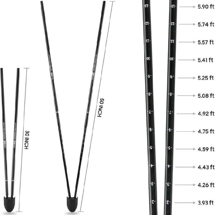 Adjustable Length Golf Puting Tool Golf Putter Trainer Armpits Postures Fixing Rod Putting Postures Corrector Enduring