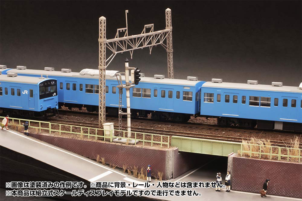 PM Office A 1/80 Scale JR West 201 Series DC Electric Car (Keihanshin Local Line, Saha 201) Display Model, Unpainted Assembly Plastic Kit, PP089