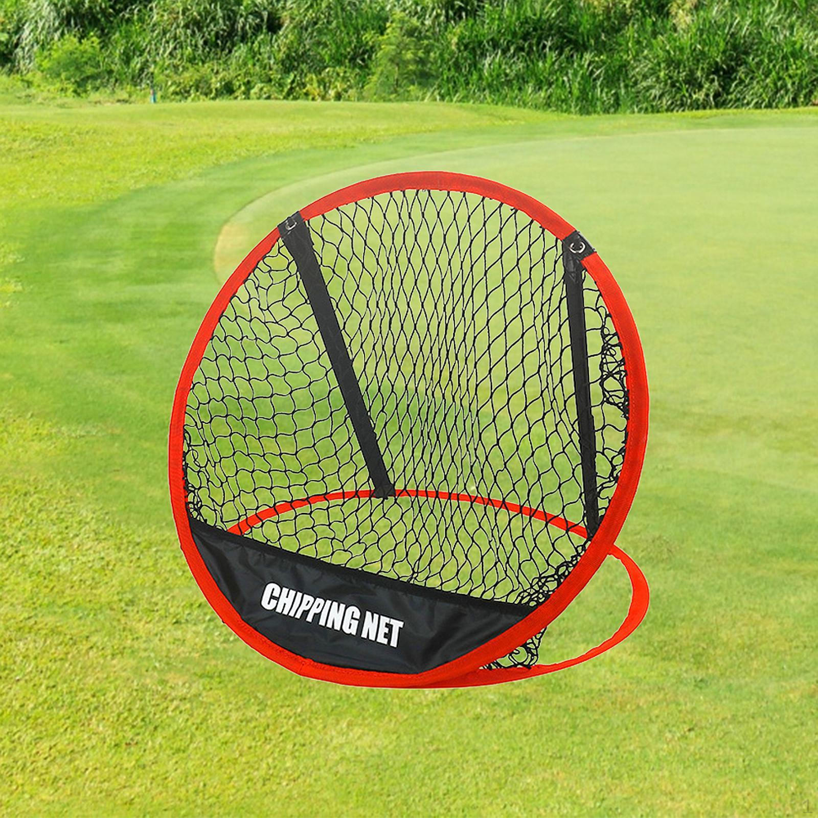 

Golf Chipping Net for Accuracy and Swing Practice Portable Folding Hitting Practical