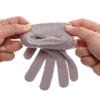 Thermal Wrist Warmer Basic Thicken Wool Knitted Mittens Plush Lining Full Fingered Gloves