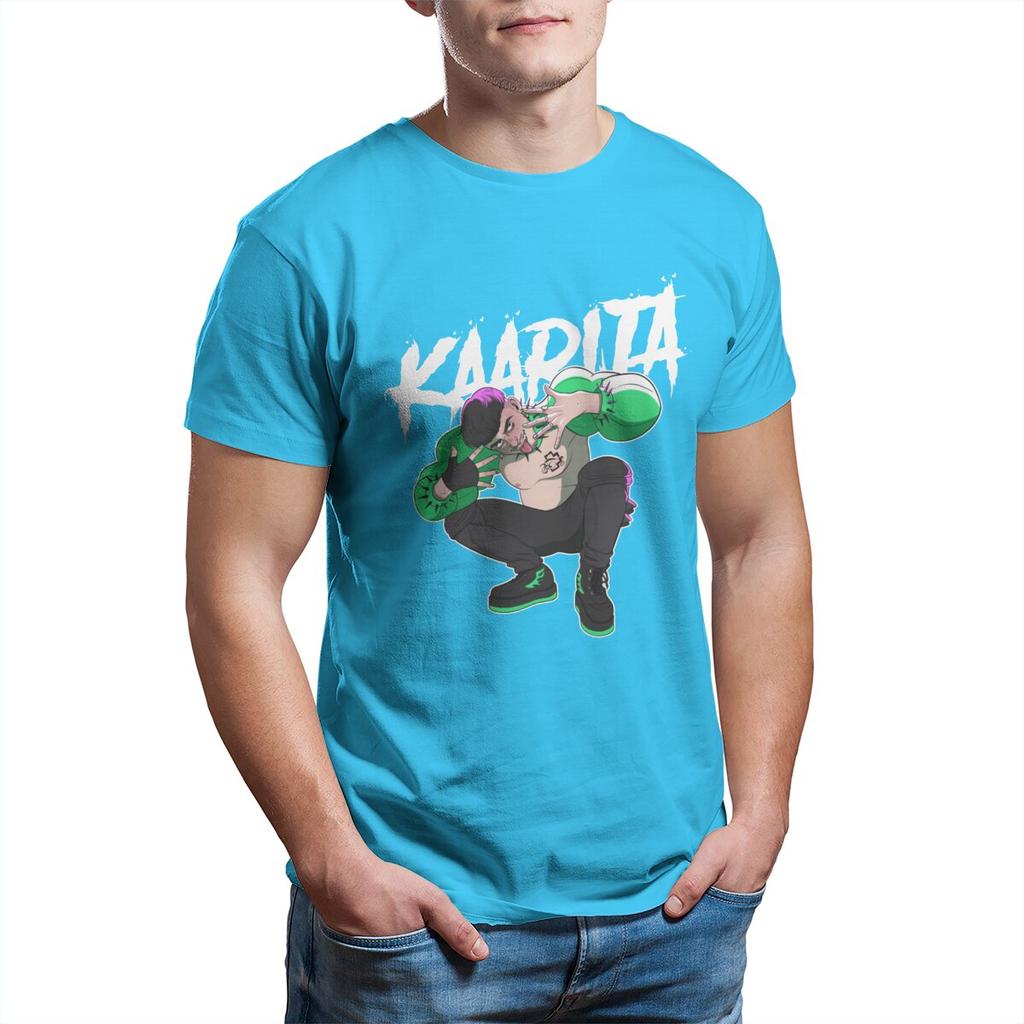 Kaarija Eurovision Cha Cha Cha Men's T Shirt  Leisure Tee Shirt Short Sleeve Crew Neck T-Shirt Cotton Classic Clothes