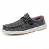 Spring summer new casual comfortable canvas shoes fashionable versatile anti slip men's flats breathable soft soled men's shoes